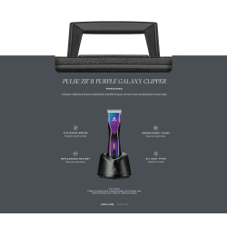 Andis Pulse ZR II batteri maskine lilla incl. ekstra batteri 