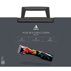 Andis Pulse ZR II batteri maskine "Flower" incl. ekstra batteri  
